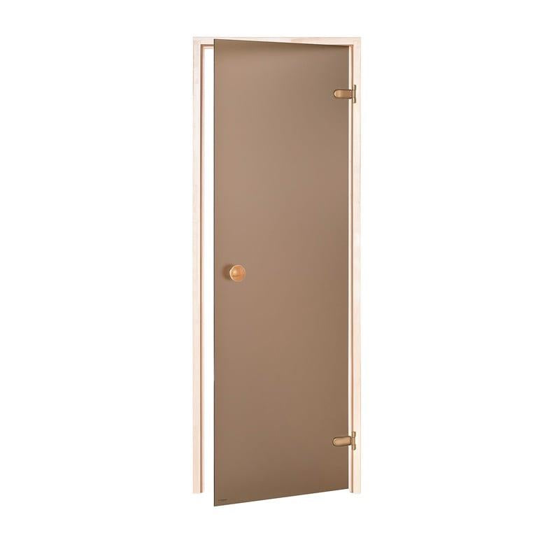 Saunos durys ANDRES SCAN 70x190cm dreb, bronz, mat stiklas