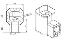 Piec do sauny STOVEMAN 16-LS, 17 kW