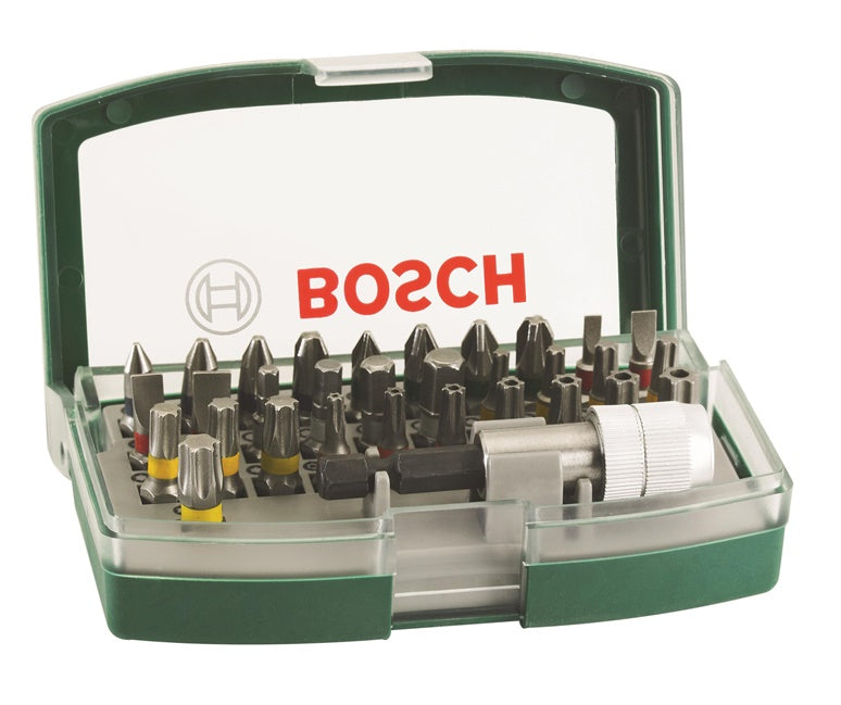 Atsuktuvų antgalių rinkinys Bosch 2607017063, 32vnt.