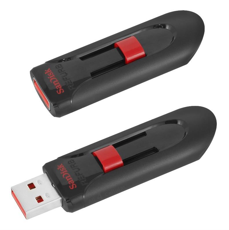 Pamięć USB SANDISK CRUZER GLIDE, 128 GB