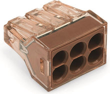 Wago 773-606/5 wire connector, 6 x 1.5-4 mm², 400 V, 5 pcs.