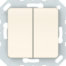 Switch VILMA SL200, 2 gang, ivory