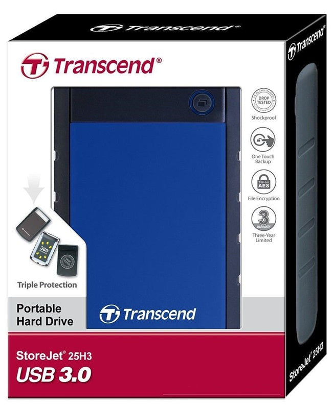 IŠORINIS STANDUSIS DISKAS „“TRANSCEND 2.5" 2TB USB3