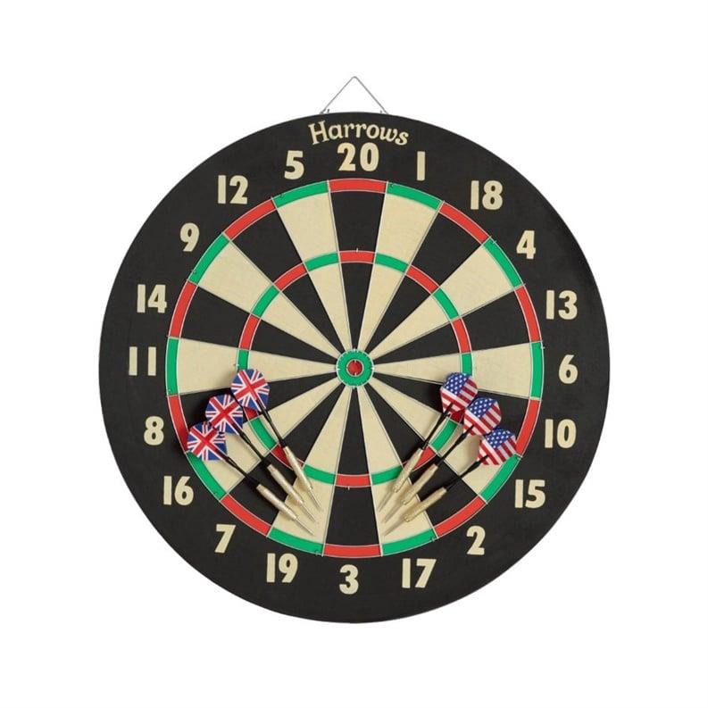 Dartboard HARROWS BRISTOW'S FAMILY with darts