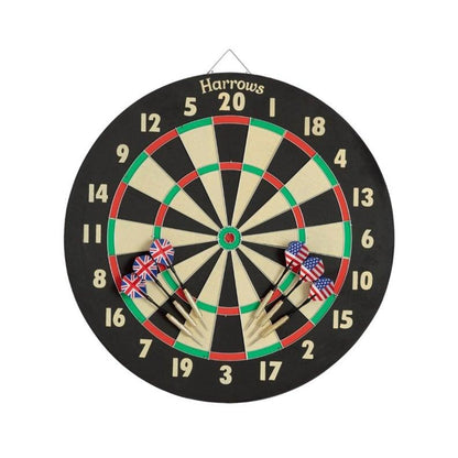 Dartboard HARROWS BRISTOW'S FAMILY with darts