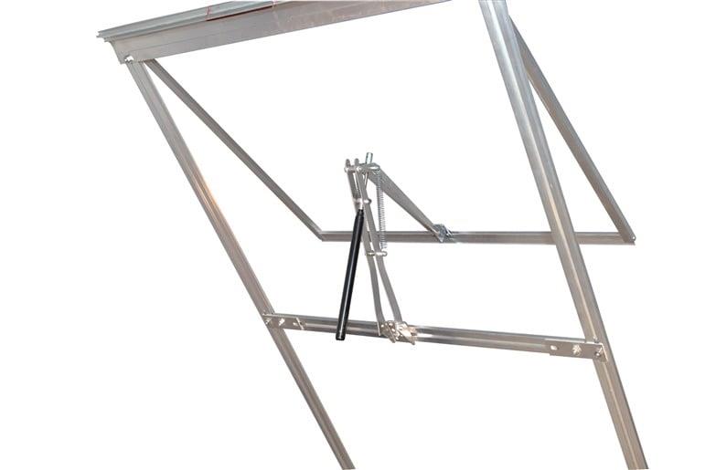 Automatic greenhouse roof vent opener