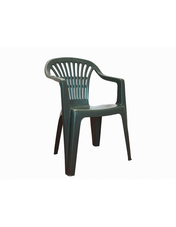Outdoor chair VERNERS SCILLA, green, 54×53×80 cm