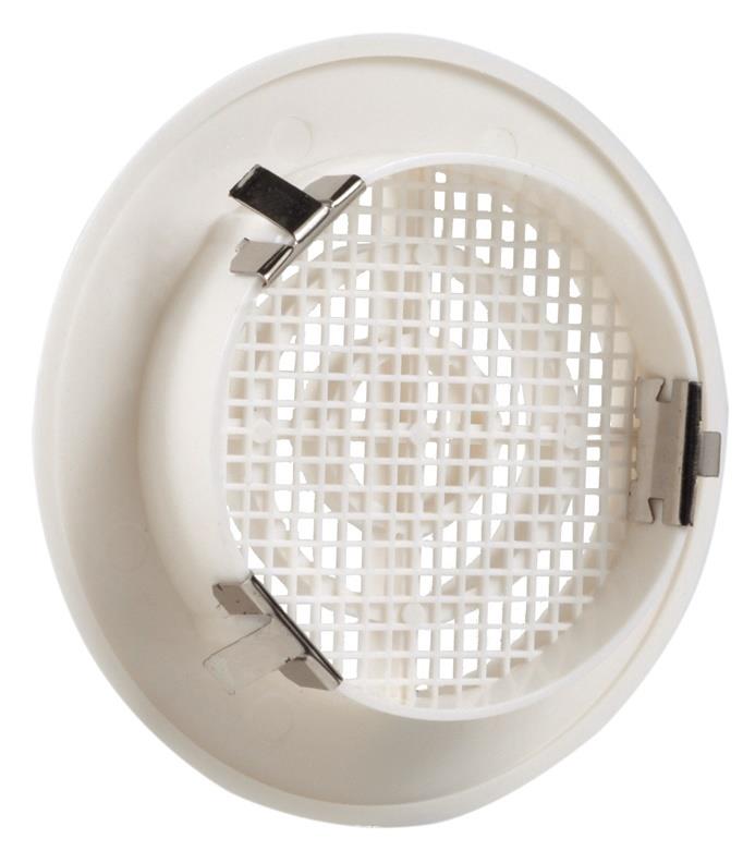 Plastic ventilation grille, Ø 125-140 mm