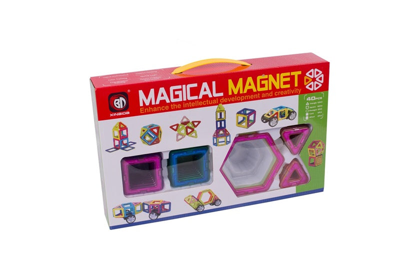 Konstruktorius Xinbida Magical Magnet 525050201, 40 vnt.