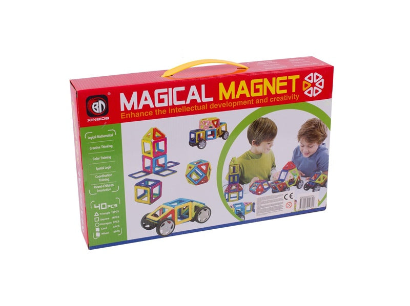 Konstruktorius Xinbida Magical Magnet 525050201, 40 vnt.