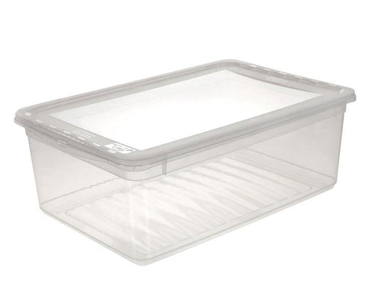 Storage Box KEEEPER, 8 l, transparent, 39×26.5×10 cm