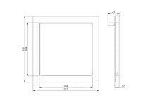 Revizinės durelės EUROPLAST RLR2020, 20 x 20 cm