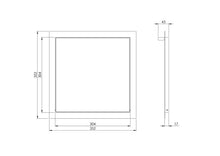 Revizinės durelės EUROPLAST RLR3030, 30 x 30 cm