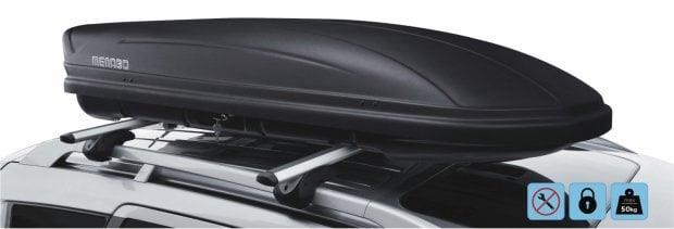 Bagażnik dachowy Menabo Marathon Dark, 400 l