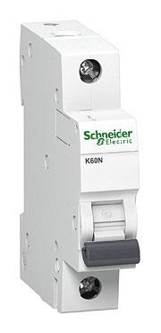 Wyłącznik automatyczny Schneider K60N, 1P, B, 6kA, 25 A