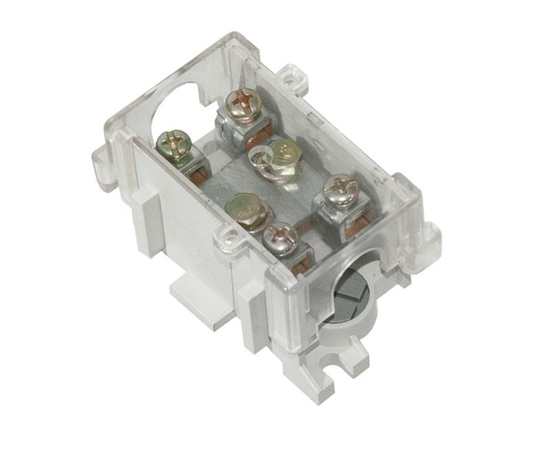 Kostka łączeniowa Pawbol LG 1x25/16 mm², szara