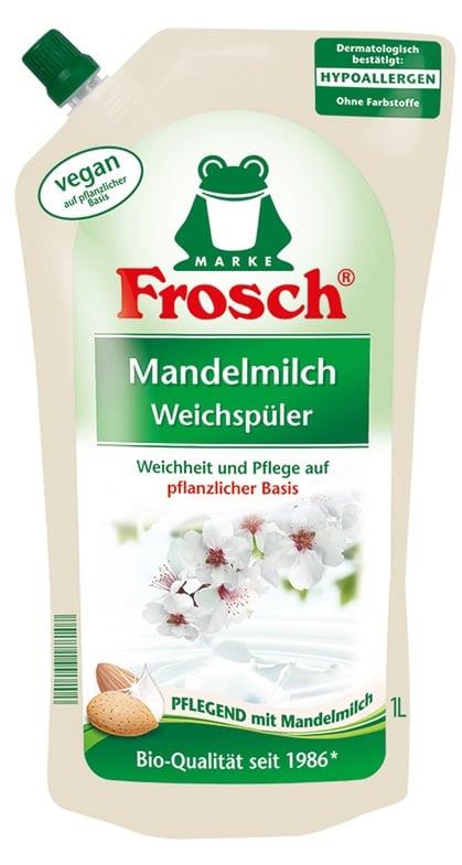 Skalbinių minkštiklis Frosch, migdolų kvapo, 1 l