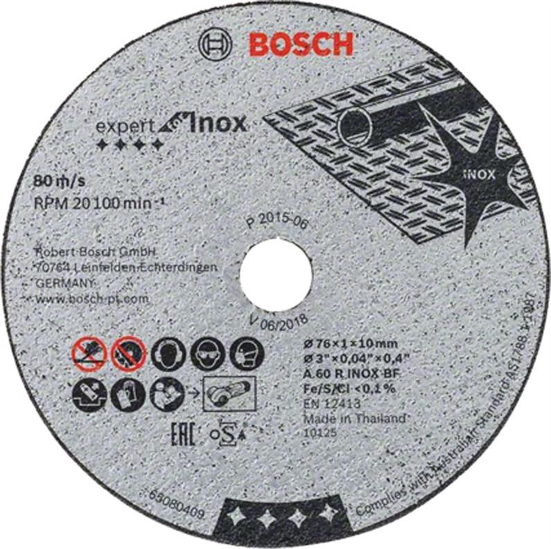 Pjovimo diskai Bosch, 76 x 1 x 10 mm, 5 vnt