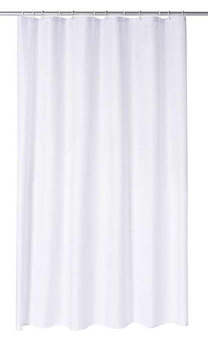 RIDDER DIAMOND Shower Curtain 48301, white, 200×180 cm