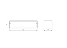 Ventiliacijos mova EUROPLAST KS25, 220 x 55 mm