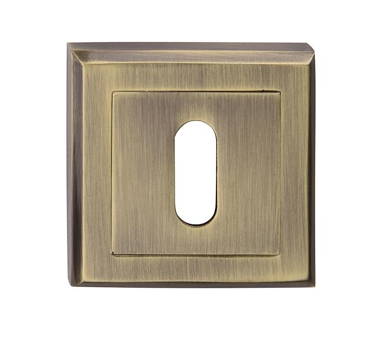 Door escutcheon for Metal-Bud Beta/Sigma key, brass colour