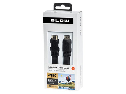 Cable BLOW HDMI M, HDMI M, 1.5m, black 92-606#