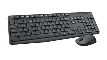 Belaidė klaviatūra ir pelė Logitech MK235