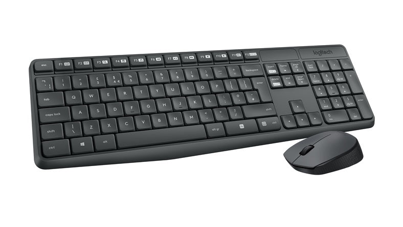 Belaidė klaviatūra ir pelė Logitech MK235