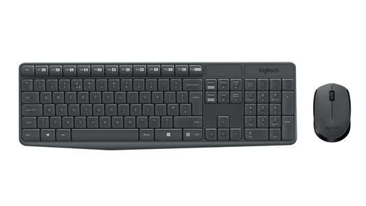 Belaidė klaviatūra ir pelė Logitech MK235