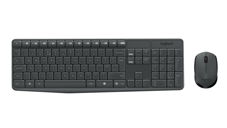 Belaidė klaviatūra ir pelė Logitech MK235