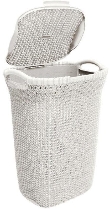 SKALBINIŲ DĖŽĖ „KNIT“ (57 l; 228391; BALTA)