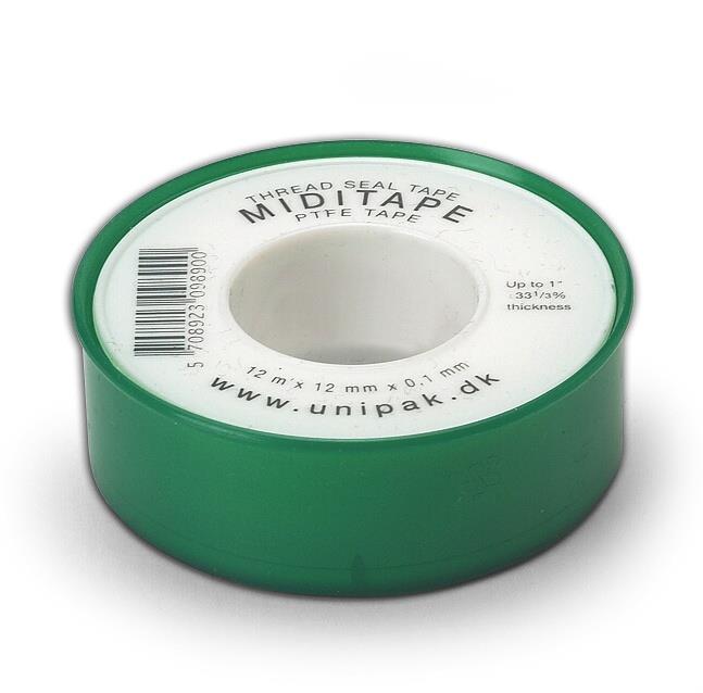 Sealing tape Unipak Miditape, 12 x 0.1 mm x 12 m