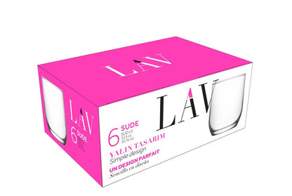 Szklanki LAV SUDE LV-SUD15F, 315 ml, 6 szt.
