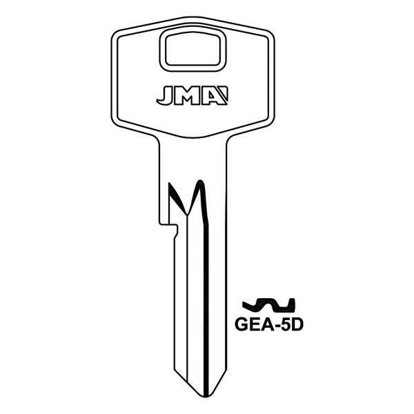 Заготовка ключа (GEA-5D) (JMA)