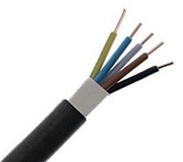 KABEL CYKY-L 5X4.0 CZARNY (500)