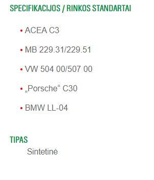 VARIKLIŲ ALYVA „CASTROL EDGE LONG LIFE 5W-30 1L