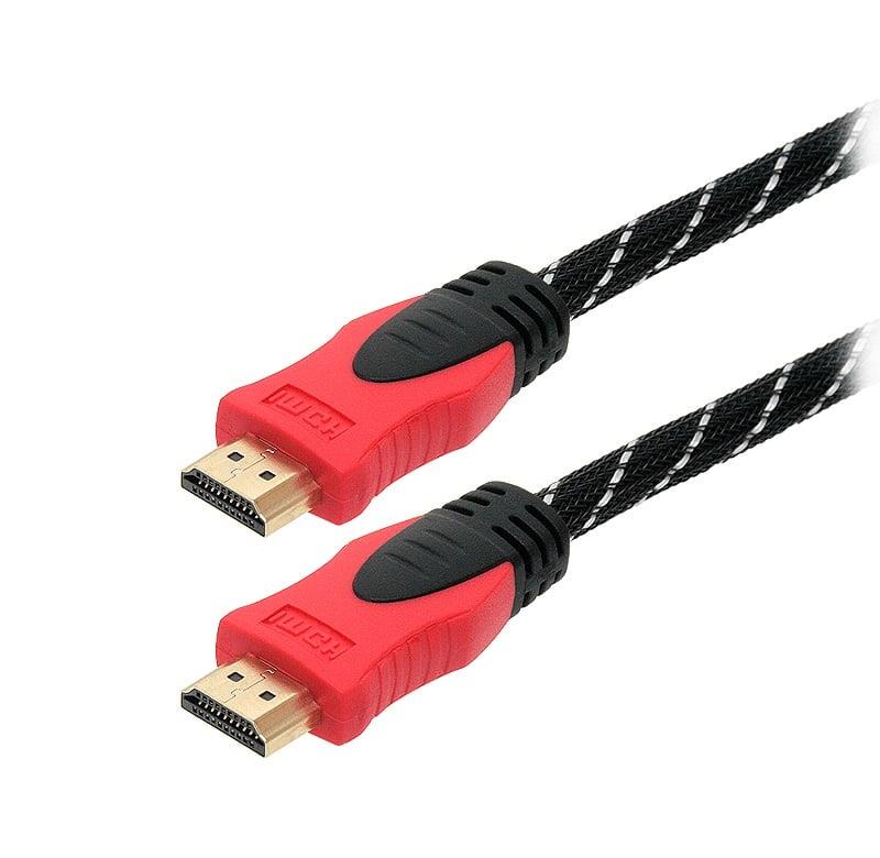 Kabel BLOW HDMI M, HDMI M, 5m, czarny/czerwony 92-057