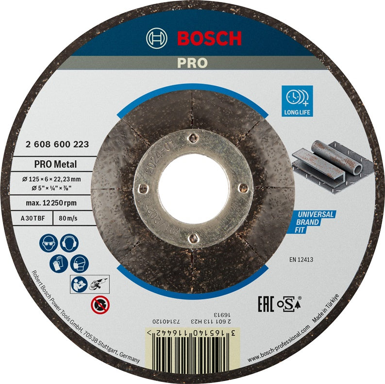 Tarcza szlifierska Bosch A30 T BF, 125x22.23 mm
