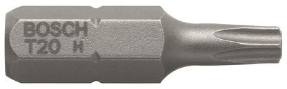Bosch Extra Hard Screwdriver Bits T20, 25mm, 3 pcs