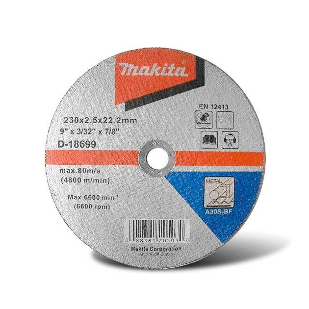 Cutting disc Makita D-18699, 230 x 2.5 x 22.23 mm