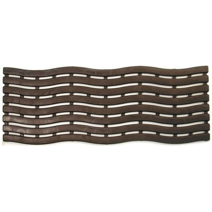 Plastikowa mata łazienkowa 0695, brązowa, 60 cm