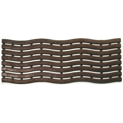 Plastikowa mata łazienkowa 0695, brązowa, 60 cm