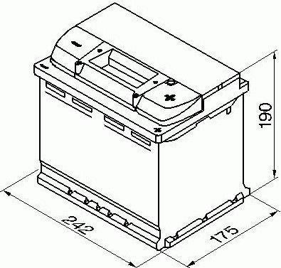 Akumulator Bosch S4, 60 Ah, 540 A, 12 V