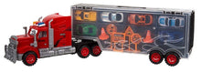 Truck - a large mobile garage with toy cars