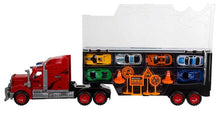 Truck - a large mobile garage with toy cars