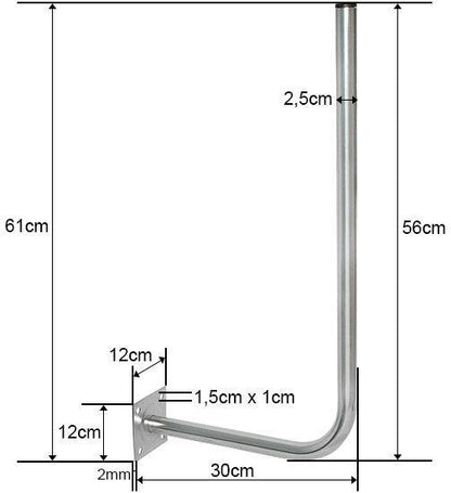 Uchwyt do anteny Blow 76-900, 55 x 30 cm