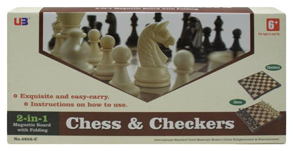 Board game U3 2-in-1 Chess and Checkers 4856-C