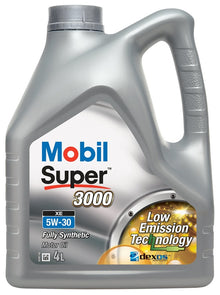 Olej silnikowy Mobil Super 3000 XE, 5W-30, 4 l