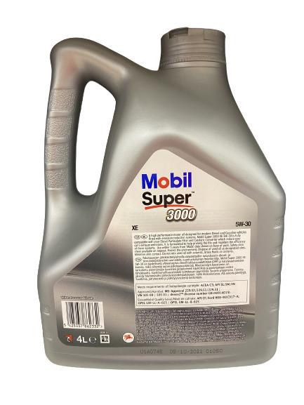 Olej silnikowy Mobil Super 3000 XE, 5W-30, 4 l