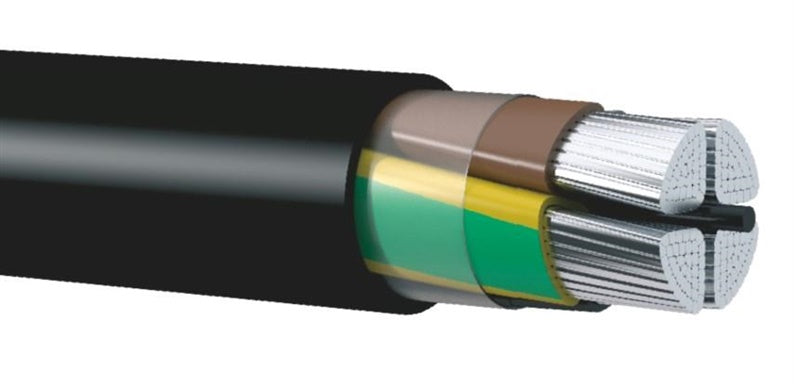 Aluminiowy kabel zasilający TT Cables AXMK 4 x 16 mm²
